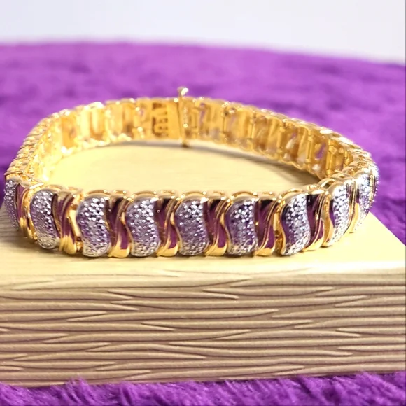 Sterling Silver Jtv Gold Bangle Bracelets JTV Jewelry 4k Yellow